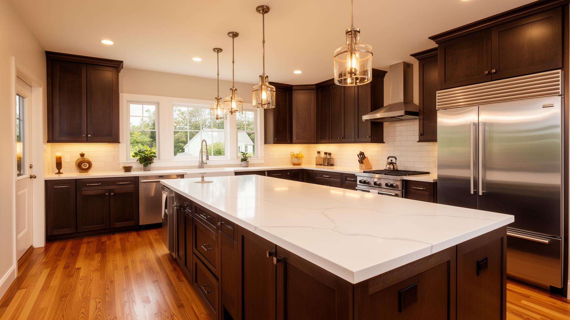 Premium kitchen remodel by Redwood Design & Build